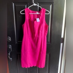 J. Crew pink sheath dress, size 10, NWT